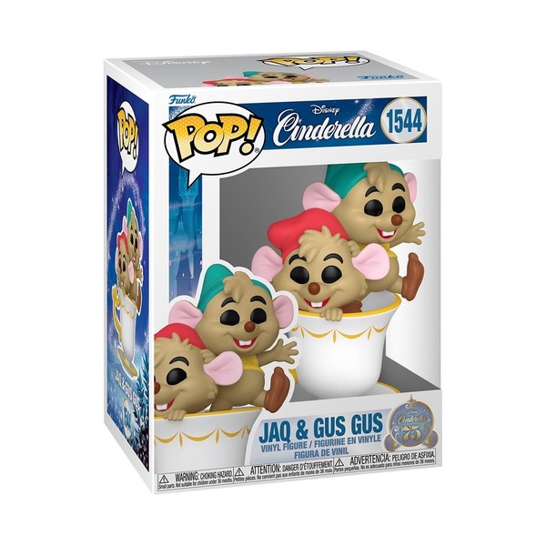 Funko Pop! Disney: Cinderellas 75Th - Gus Gus - J & G In Cup - Aschenputtel - Vi-image