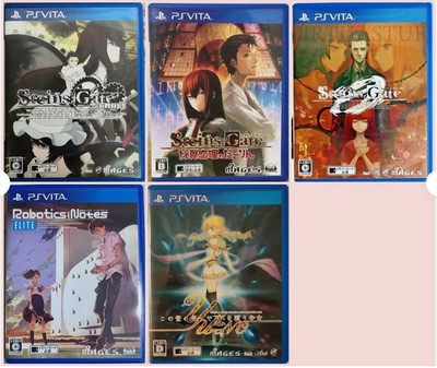 Steins;Gate, Robotics Notes Elite & YU-NO more... Mages PSVITA 5Games set