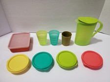 TUPPERWARE Toys Kids Mini Lot Cups Pitcher Containers With Lids