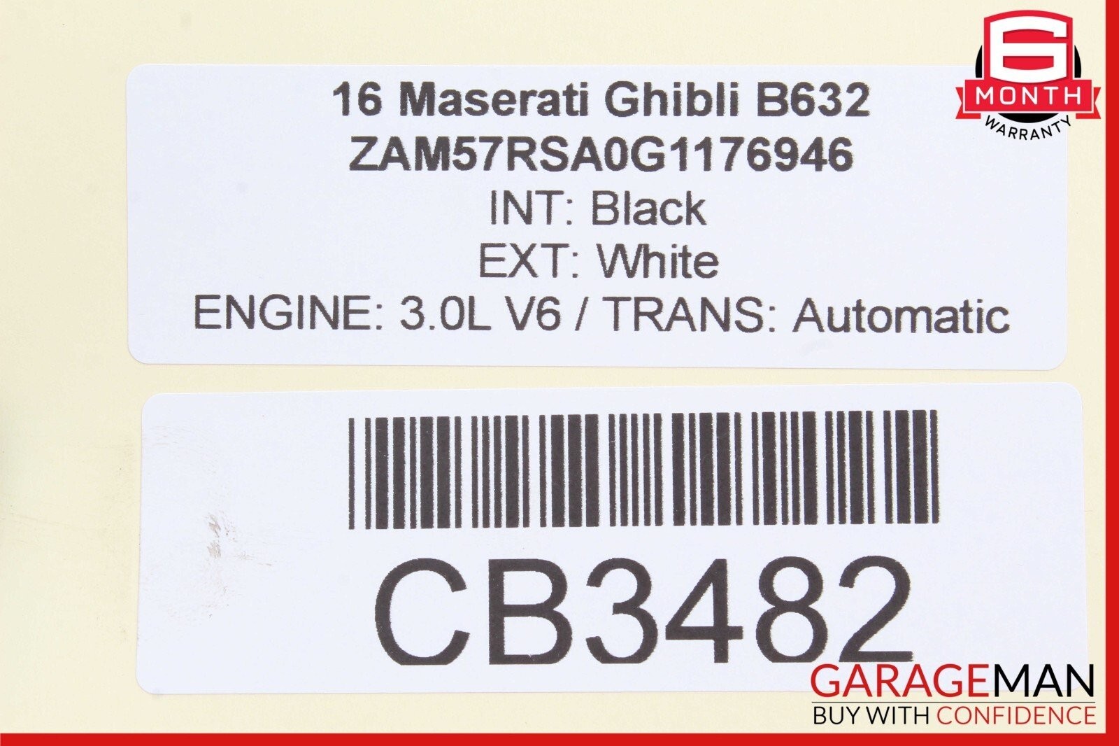 Maserati Ghibli 2014-2017 RIGHT Auxiliary water pump P/N 670005347