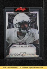 2023 Leaf Metal Portrait Auto 1/1 Parker Washington #PA-PW1 READ rw6