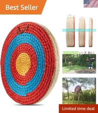 Traditional Hand-Made Straw Archery Target - Eco-Friendly & Durable Design