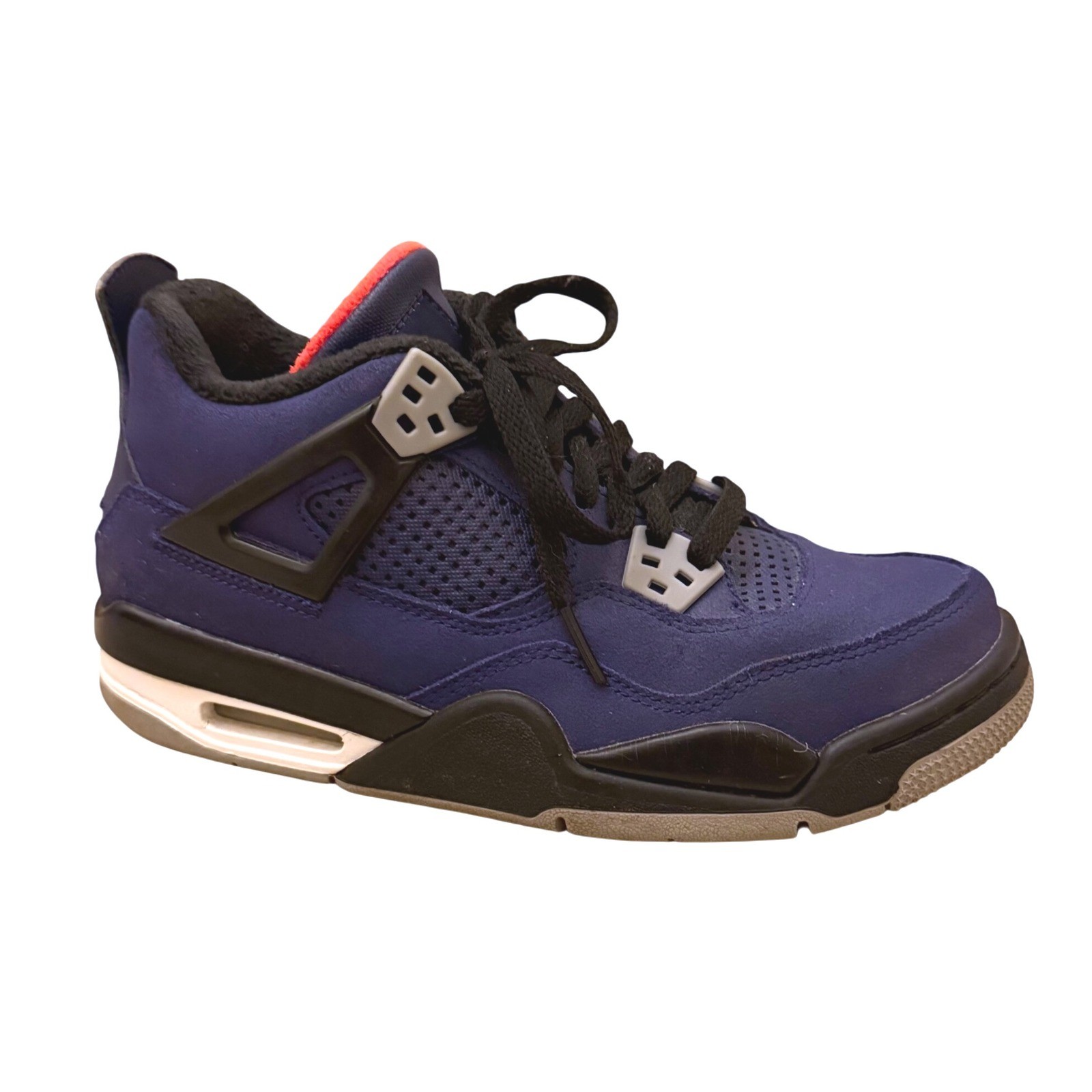 Jordan 4 Retro Winterized Loyal Blue Sneakers – CQ9597-401 Kids Youth Size 5.5Y