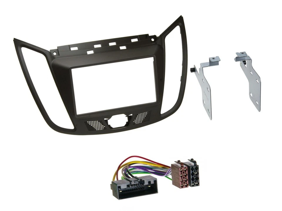 JVC USB Bluetooth 2DIN DAB MP3 Autoradio für Ford C-Max (ab 10) braun - Bild 3 von 4