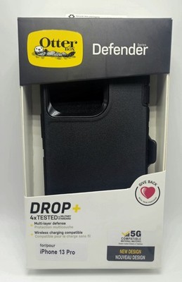 IPhone 13 Pro 5G Case - Black Otterbox Defender  - Wireless Charging Compatible 
