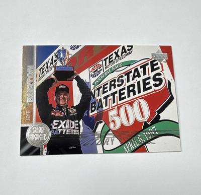 Upper Deck 1997 Season Highlights Jeff Burton #96 Texas Motor Speedway NASCAR