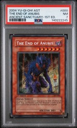 The End of Anubis AST-000 Secret Rare 1st Edition Ancient Sanctuary