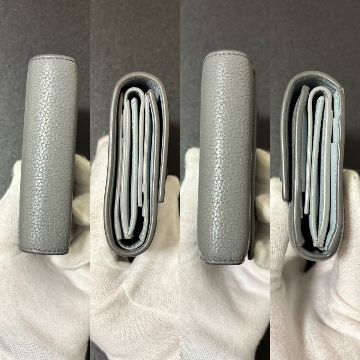 s33 Celine Gray Multi function Folded CELINE Bi c… - image 9