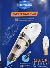 This Works TWC-02 Black Corded Car Vacuum Cleaner with Accessory Set