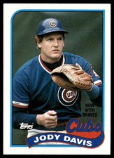 1989 Topps Jody Davis Atlanta Braves #115