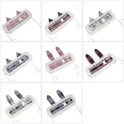 Rabbits Ear Wide Hairband Women Girl Anime Party Props Pretend Lace Hairband