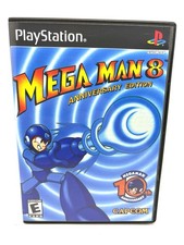 PS1 Mega Man 8 (Sony PlayStation) OEM PS Case & Custom Artwork