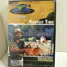 World of Art Harvest Time DVD Tom Jones Watercolor Workshop Training New