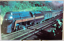 Norfolk and Western K2a 4-8-2 121 Steam Engine Locomotive Postcard Railroad