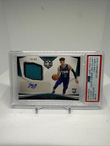 2020-21 Chronicles Limited LaMelo Ball RPA Rookie Jersey Patch Auto RC /99