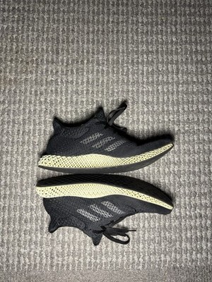Adidas Futurecraft 4D Core Black 2021 Size 9 Men's Preowned No Box
