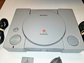 Sony PlayStation 1 PS1 Original Console System Bundle - Tested and Works