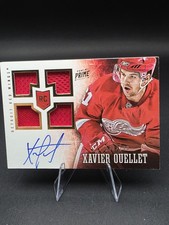 2013-14 Panini Prime - Rookie Patch Autograph Xavier Ouellet #164 /199 (AU, RC)