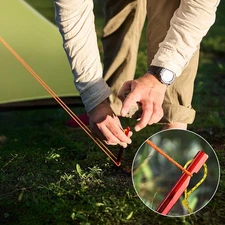 Night Cat 12-Pack 6 inch Multiuse Heavy Duty Aluminum Pegs Tent Stakes Tarp Pegs