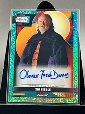 Topps Star Wars Smugglers Outpost Finest Autographed SIO BIBBLE  125/199