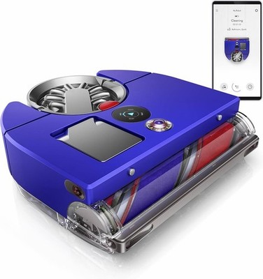Dyson 360 Vis Nav Robotic Vacuum Cleaner Cordless Wi-Fi Bagless Blue