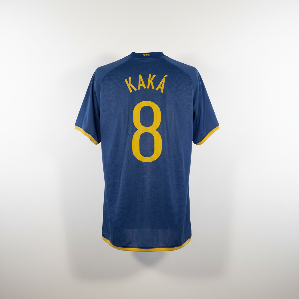 2008-2009 Brazil Kaka AWAY Kit Soccer Jersey Shirt Nike Large