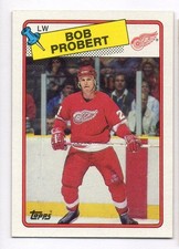 1988-89 - Bob Probert - Rookie - Hockey Card. rookie card picture