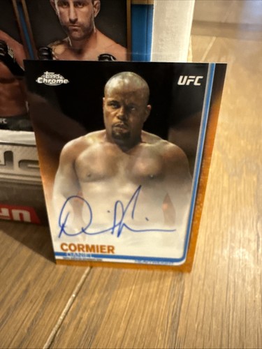Daniel Cormier #FA-DC 2019 Topps UFC Chrome Fighter Autographs card