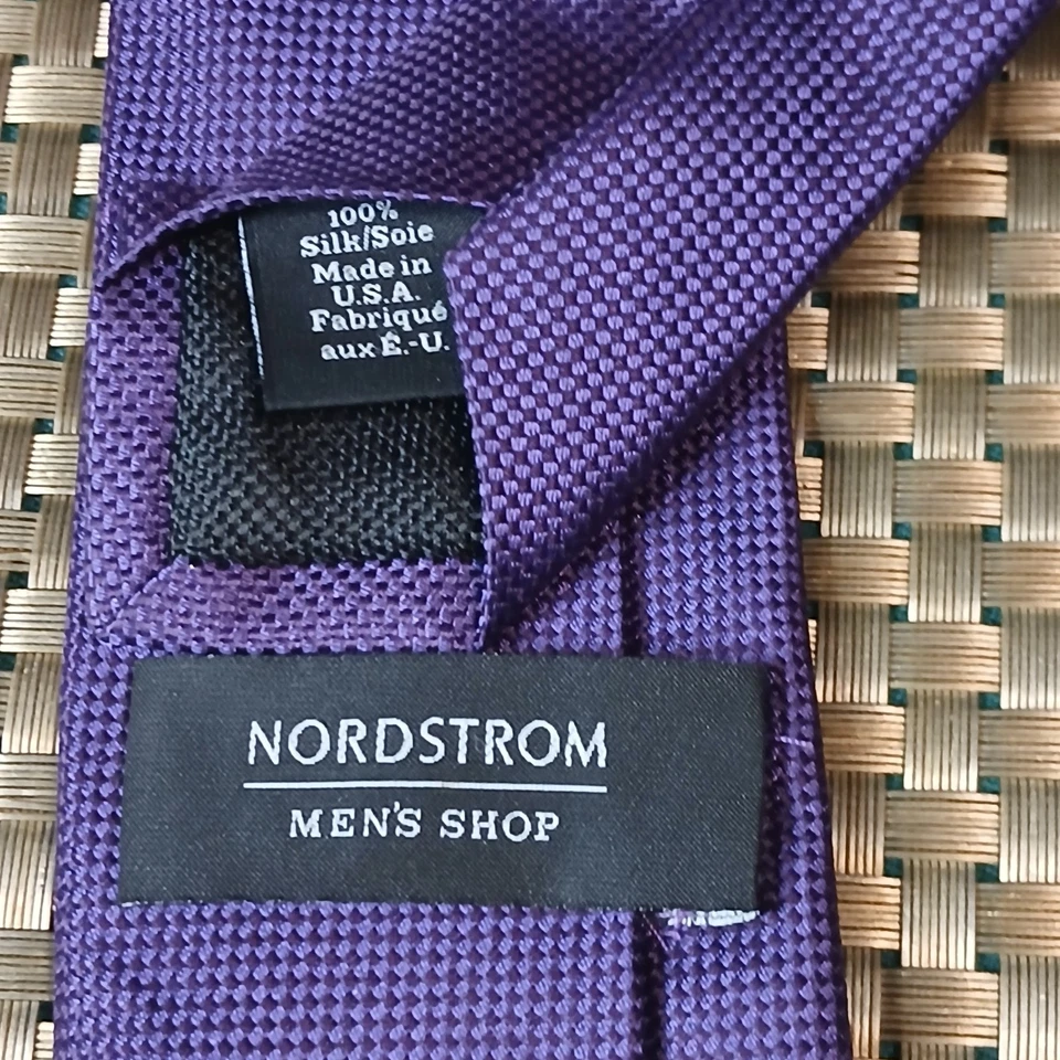 Corbata de seda morada Norditrom Shop para hombre 2,5x58 (0518) Foto 3 de 4