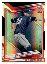 2022 Elite Extra Edition #133 Trey Dombroski Prime Numbers B Die Cut #/170