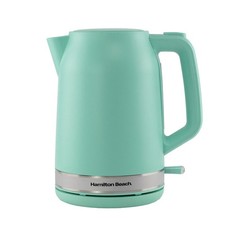 Electric Kettle,1.7 L, Ella Collection by Hamilton Beach, Matte Mint, HBK3045MM