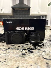Canon EOS R50 V Mirrorless 24.2MP Touchscreen AF w/ RF-S 14-45mm Black