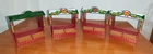 PLAYMOBIL x4 CHRISTMAS STALLS CHRISTMAS MARKET SALES STALL TRADE