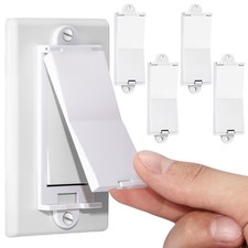 4 Light Switch Guard Cover, Baby Proof Wall Switch Cover Guard for Rocker Light