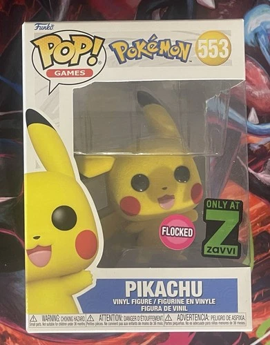 Funko Pop! Vinyl: Pokémon - Pikachu (Flocked) - Mama Mio (mm) (Exclusive) #553