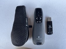 LOGITECH R400 WIRELESS PRESENTER REMOTE CONTROL w/ LASER POINTER CASE