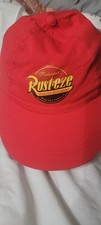 boys cars Rust- Eze lightning McQueen red hat Fitted Kids Size Rare Disney Cars