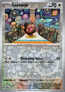 Lechonk 181/197 Reverse Holo Obsidian Flames