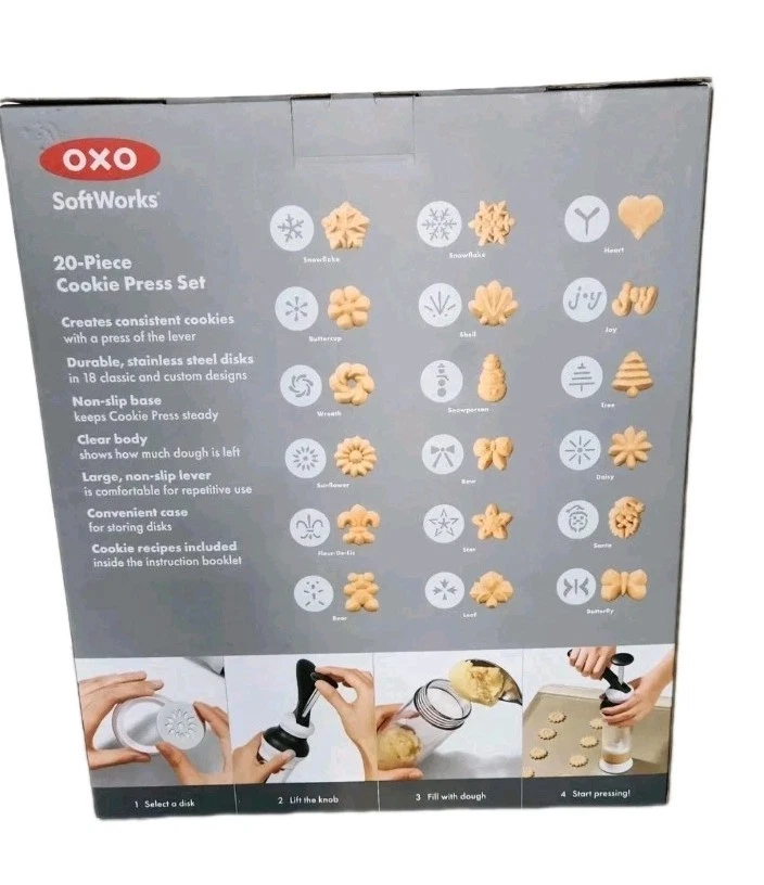 Juego de prensa de galletas OXO Softworks 20 piezas / Nuevo Foto 3 de 4