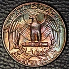 1962 Washington Quarter, Very Choice BU, Beautiful Toning, Raw