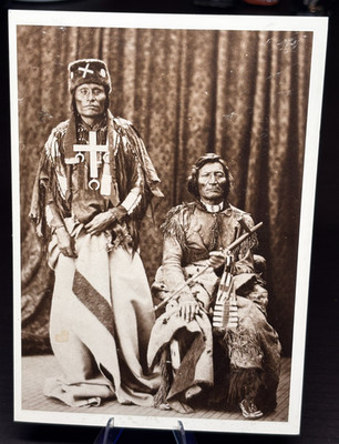Little Wolf Dull Knife Northern Cheyenne Chiefs Azusa Postcard 167