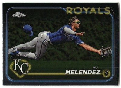 2024 Topps Chrome #7 MJ Melendez Kansas City Royals