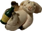 Piggin Paralytic 1996 David Corbridge Handmade Ceramic Pig Figurine Vintage