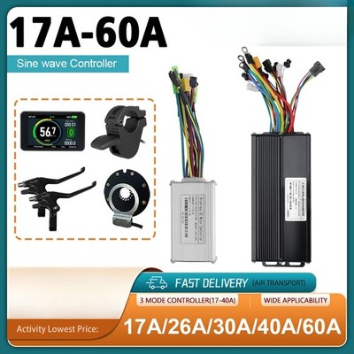 E-bike Three-Mode Controller Sine Wave with LCD Display and Learning Function
