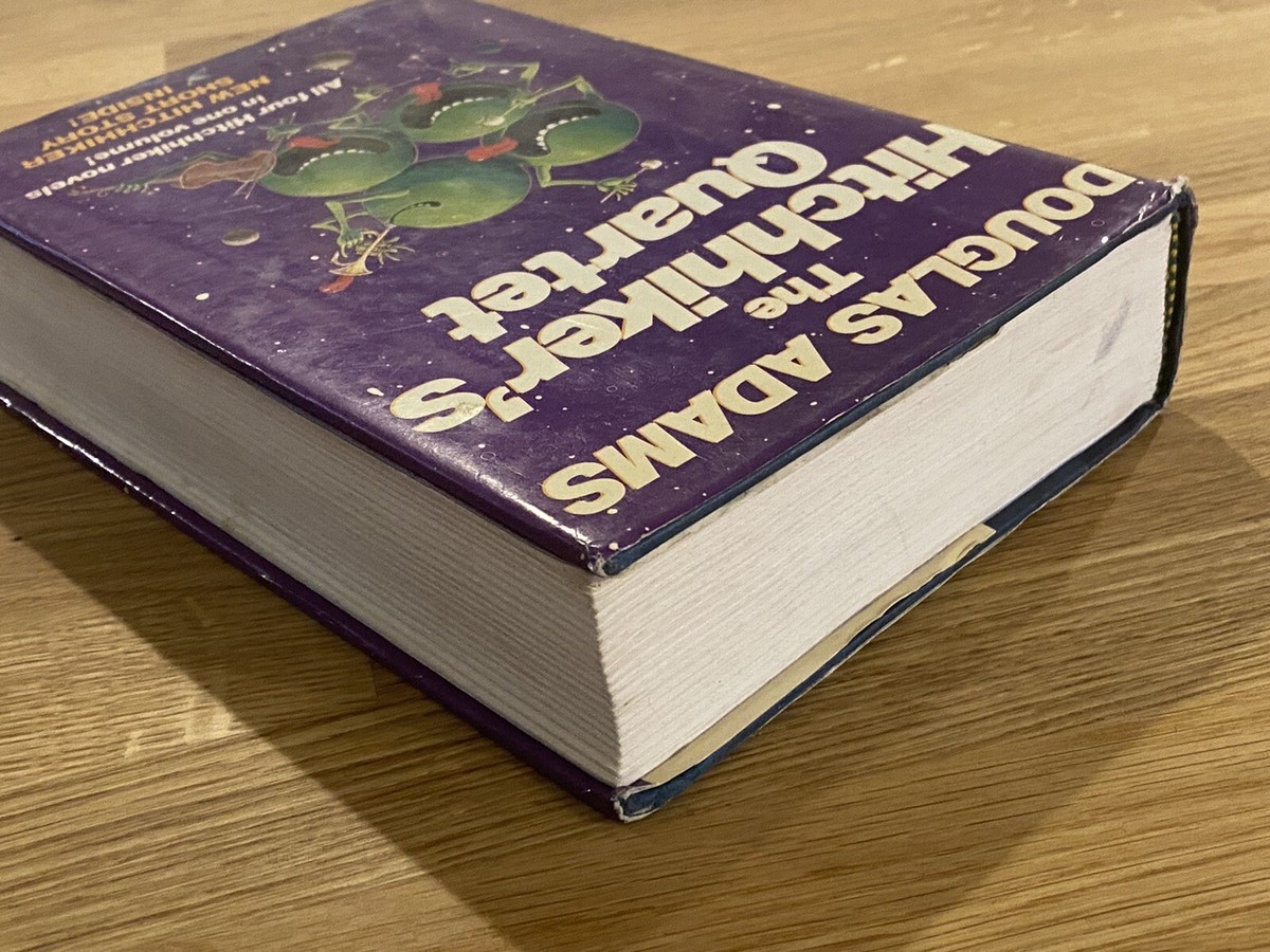 希少　Douglas Adams 4冊セット Hitchhiker's Guide 4-Book Set by Douglas Adams: Good