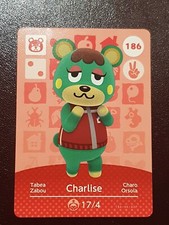 CHARLISE ANIMAL CROSSING AMIIBO SERIES 2 CARD #186 TRACKED AU POST 