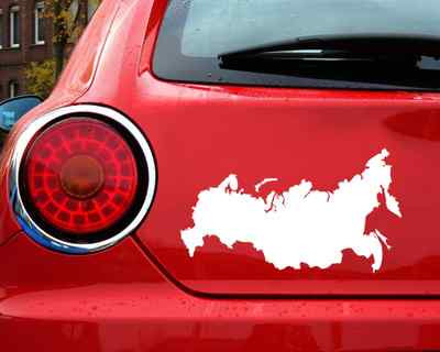 Samunshi Russland Aufkleber   25 Farben 8 Größen 