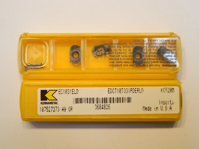 10x Wendeplatte Kennametal  EC1031ELD EDCT10T331PDERLD KC520M Carbide Inserts 