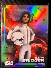 Ezra Bridger 2024 Topps Chrome Star Wars Refractor 125