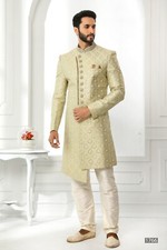 Mens Designer Eid Bollywood Traditional Wear Boys Groom Sherwani Dress India